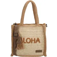 Zebra trends Riet Shopper/Handtas Moana Nature