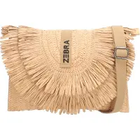 Zebra trends Riet Schoudertas Coco Dark Natural