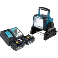 Makita DEADML 811 RF accu bouwspot 14,4 / 18 V 3000 lm LED + 2x accu 3,0 Ah + lader