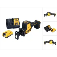 DeWalt DCS 369 D1 accu reciprozaag 18 V borstelloos + 1x accu 2,0 Ah + oplader