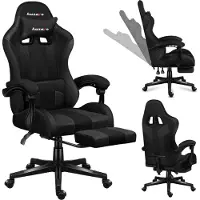 Huzaro Force 4.7 Carbon Mesh – Gamingstoel met Voetensteun en Ademend Comfort