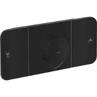 Axor One - Inbouwthermostaat voor 2 functies, mat zwart 45712670