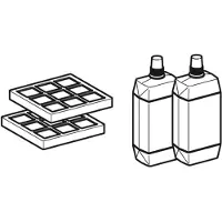 Geberit - Set koolstoffilters en reinigingsvloeistof voor AquaClean toiletsystemen, 2 stukken 240.626.00.1