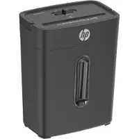 HP OneShred 6CC Shredder - 6 Vel DIN A4 - P-4 / DIN66399 - Papierversnipperaar - 14 Liter - Inklapbaar handvat - Kantoor/ Thuis - Zwart