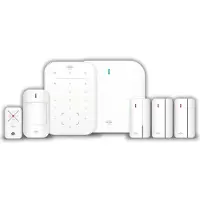 Elro AS98S Home2 Slim Draadloos Alarmsysteem – Als Beste Getest - Wifi – GSM Functie – Met Basisstation, Controlepaneel, Bewegingsmelder, 3x Deur/Raam Contact en Afstandsbediening