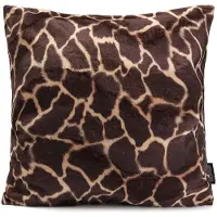Gek op kussens! Furry giraffe | 45 x 45 cm | kussenhoes | polyester