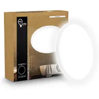B.K.Licht Shallow - LED Badkamerlamp Plafonniere - paneel plafondlamp - badkamerverlichting met neutraal wit licht - IP44 - Ø42 - wit