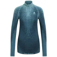 Odlo Blackcomb Eco 1/2 Zip Thermoshirt Dames Provincial Blue M