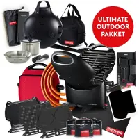 Nomadiq HOLIDAY barbecue pakket - de ultieme gas barbecue incl. accessoires voor vakantie met de boot, camper of caravan