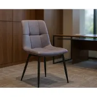 Vasagle Serena Eetkamerstoelen, fluweel, Keukenstoelen, belastbaar tot 120 kg, stoel met verstelbare potten, modern, gewatteerde aarde, voor woonkamer, set van 2, grijs KDC088GN01-Casa Serena – Afmetingen ...