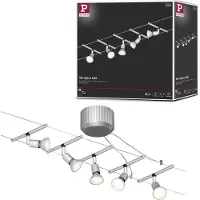 Paulmann Salt 94145 Kabelsysteem compleet GU5.3 50 W LED Chroom (mat)