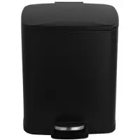 Salt & pepper pedaalemmer (20L) (33,5x32x42cm) zwart Dust