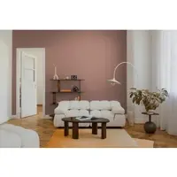 A.S. Création ELEGANT STRUCTUUR BEHANG | Textiellook - Bruin Rood - Nordic Feeling