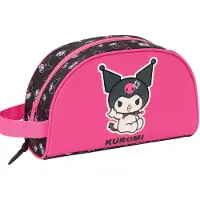 Safta Toilettas voor op School Kuromi Zwart Fuchsia 26 x 16 x 9 cm