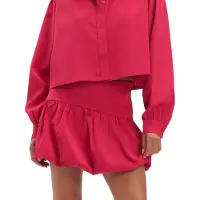 Refined Department Dames Rokken Rhea - Fuchsia - Maat M