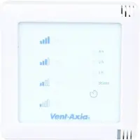 Vent-Axia Multihome SSU-WZ - 4 standenschakelaar - bedraad (230V) - ZWART