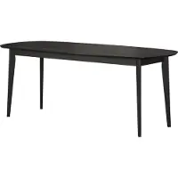 Ebuy24 Ronin eetkamertafel 90x200cm ask decor zwart.