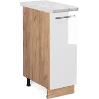 Vicco Fame-Line Apotheekkast – 30 cm, WB Marmer Wit Hoogglans