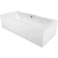Mexen Cube rechthoekig bad 160 x 70 met omkasting, wit - 55051607000X