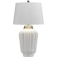 Quintiesse LED Tafellamp Bexley | 1X E27 Max 60W | White & Polished Nickel