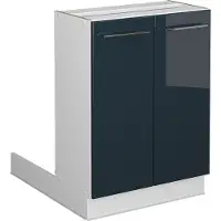Vicco Fame-Line Keukeneiland – 60 cm zonder werkblad Donkerblauw hoogglans