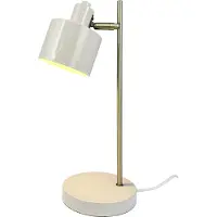 Dyberg Larsen Design tafellamp Ocean, crème / amber, Woon-/ Eetkamer, metaal, Design, tafellamp