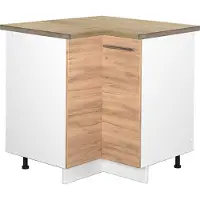 Vicco Fame-Line Hoekkast – 80.5 cm, WB Eik Krachtige eik goud