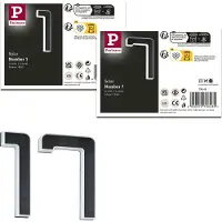 Paulmann Set Solar LED-huisnummerverlichting incl. verwisselbare accu 3000K 2x6lm 2x0,2W Zwart
