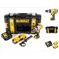 DeWalt DCD 996 P2 Akku Schlagbohrschrauber 18V 95Nm Brushless + 2x Akku 5,0Ah + Ladegerät + Toughbox