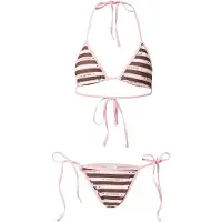 Juicy Couture Bikini bruin / oudroze
