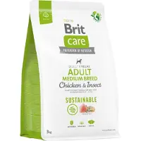 Brit Care Care Duurzame Voeding voor Volwassen Katten, met Kip en Insecten, 3 kg