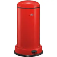 Wesco Baseboy Prullenbak met Soft Close | 20 Liter | Metaal - Rood | Pedaalemmer