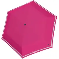 Knirps Paraplu 'Rookie' grijs / pitaja roze