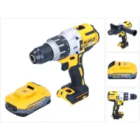 DeWalt Boormachine + slagboor, DCD 996 N Accu klopboormachine 18 V 95 Nm Brushless + 1x Powerstack accu 5.0 Ah - zonder (Oplaadbare batterij)
