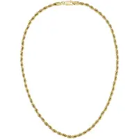 HUGO BOSS Gold-tone necklace with rope-style chain