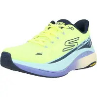 SKECHERS Loopschoen 'MAX CUSHIONING PROPULSION' navy / lichtblauw / limoen