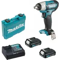 Makita Accuboormachine met slagfunctie, 12V, 1/2", 140Nm, 2x2,0Ah, model TW141DSAE