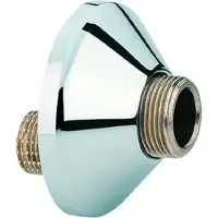 GROHE S-koppeling m. rozet geruisarm per stuk 1/2"x3/4" verstelbaarheid 7.5mm chroom