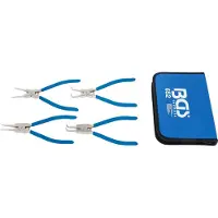 Bgs Borgveertangen set 250 mm 4 stuks - 652