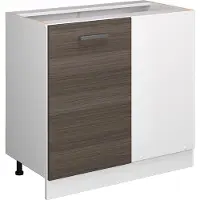 Vicco R-Line Hoekkast – 86 cm zonder werkblad Edel grijs