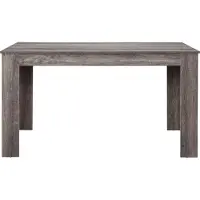 En.casa Eettafel Nora 140x90x77 cm eikenkleurig antiek