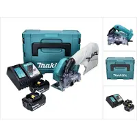 Makita DCC 500 RFJ Akku Diamantschneider 18 V 125 mm Brushless + 2x Akku 3,0 Ah + Ladegerät + Makpac