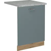 Vicco R-Line Vaatwasserfrontpaneel – 60 cm, WB Marmer Blauw-grijs