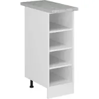 Vicco R-Line Keukenrek – 30 cm, WB Marmer Wit