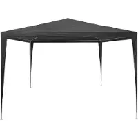 vidaXL Partytent 3x4 m PE antraciet