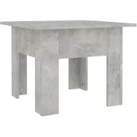 vidaXL Salontafel 55x55x42 cm bewerkt hout betongrijs