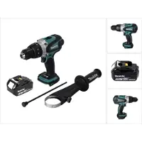 Makita DHP 458 T1 Accu klopboormachine 18 V 91 Nm + 1x accu 5.0 Ah - zonder lader (Oplaadbare batterij)