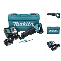 Makita Sabelzaag, DJR 187 RFK Accu Reciprozaag 18 V Brushless + 2x Accu 3,0 Ah + Lader + Koffer