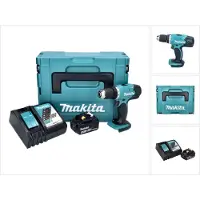 Makita DDF 453 RG1J accuboormachine 18 V 42 Nm + 1x accu 6,0 Ah + oplader + Makpac
