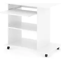 Vicco Bureautafel Harm Wit 80 x 50 cm, Model 30279